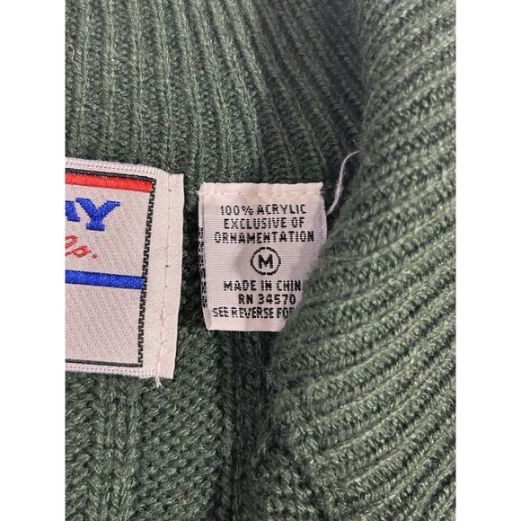 Vintage Green Bay Packers NFL Sweater Full Zip Adult Medium Game Day P2 - Picture 5 of 12